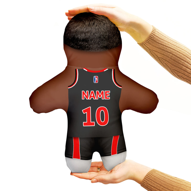Basketball Player - Custom - Name and Number Shirt - Personalised Mini Me Doll