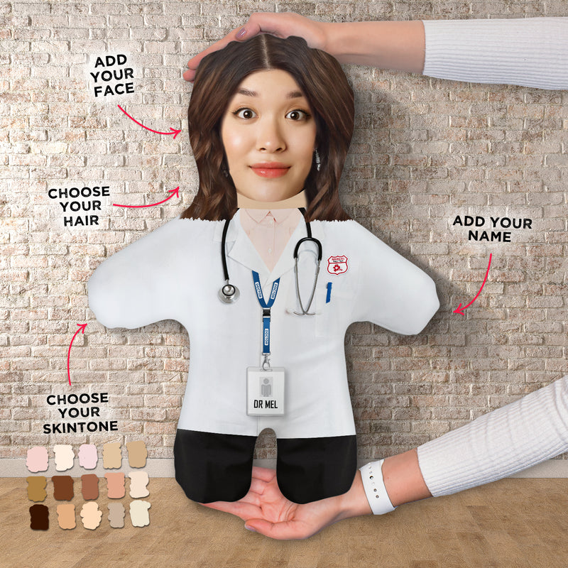 Female Doctor - Custom - Personalised Mini Me Doll