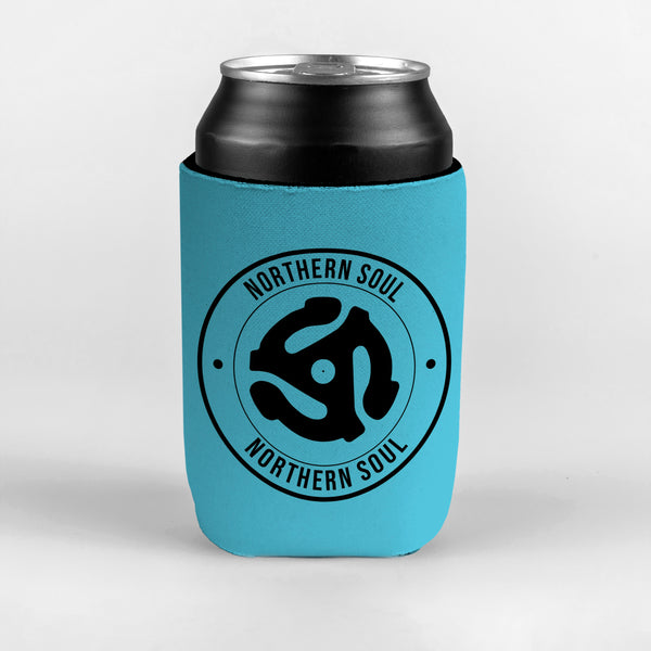 Northern Soul - Record Spindle - Blue - Drink Can Cooler