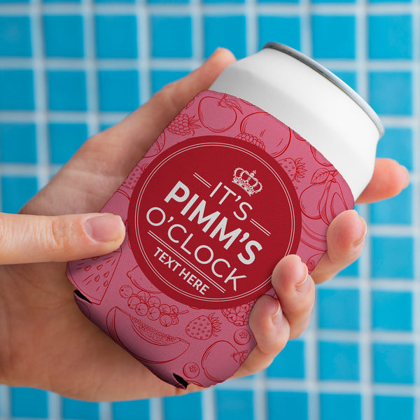Pimm's O'clock - Custom Personalised Drink Can Cooler
