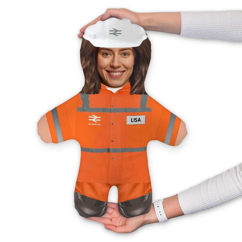 Railway Worker - Custom - Mini Me Personalised Doll