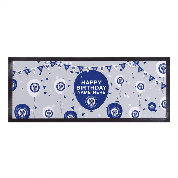 Rochdale - Balloons Personalised Bar Runner - Officially Licenced