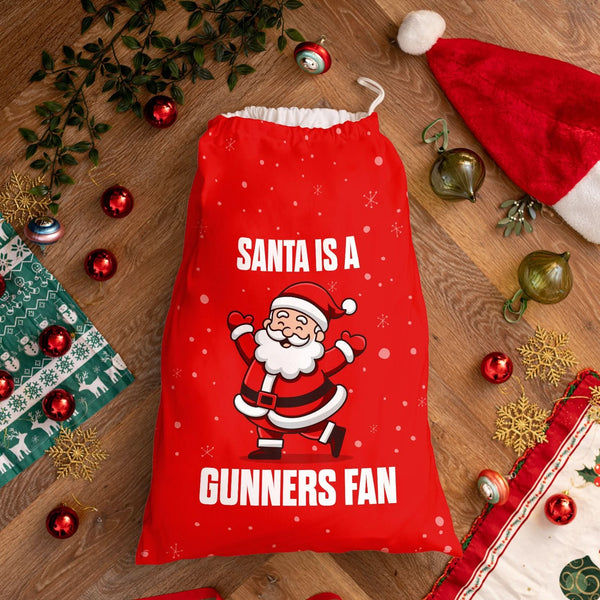 Santa is a Gooners Fan - Santa Sack