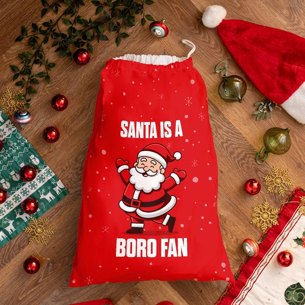 Santa is a Middlesbrough Fan - Santa Sack