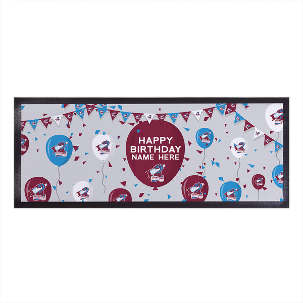 Scunthorpe United - Balloons Personalised Bar Runner - Officially Licenced