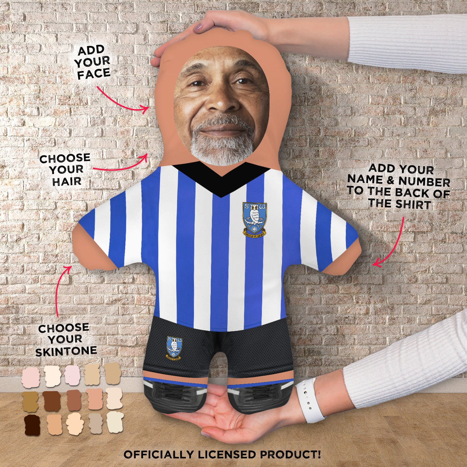 Sheffield Wednesday F.C. - Personalised Mini Me Doll