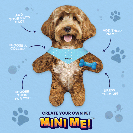 Create Your Own Pet Mini Me™️ - Choose Your Fur, Collar, Outfit and Accessories