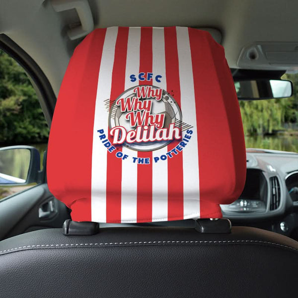 Stoke Delilah_- Football Legends - Headrest Cover