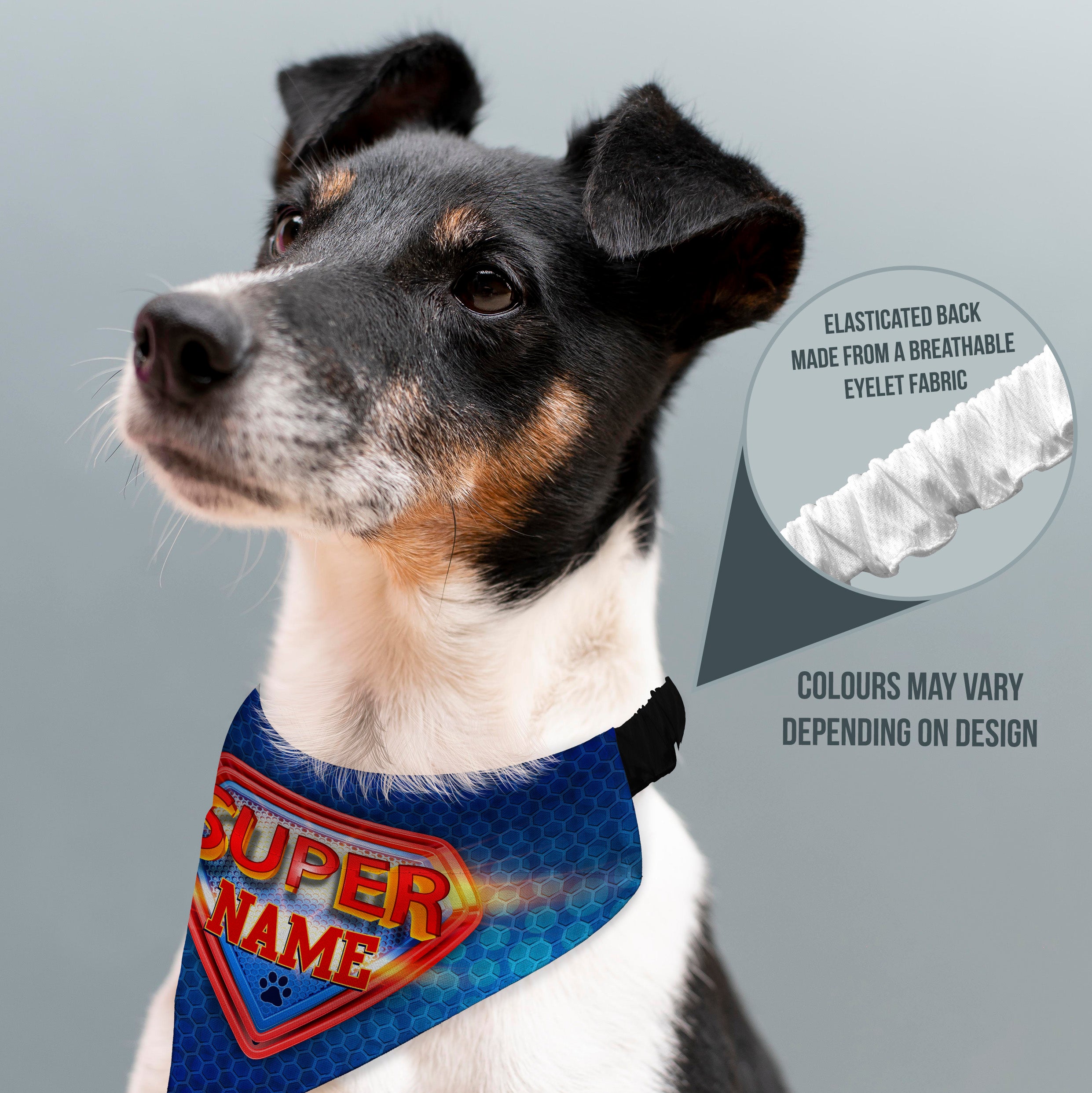 Superman - Custom Personalised Dog Bandana - 4 Sizes