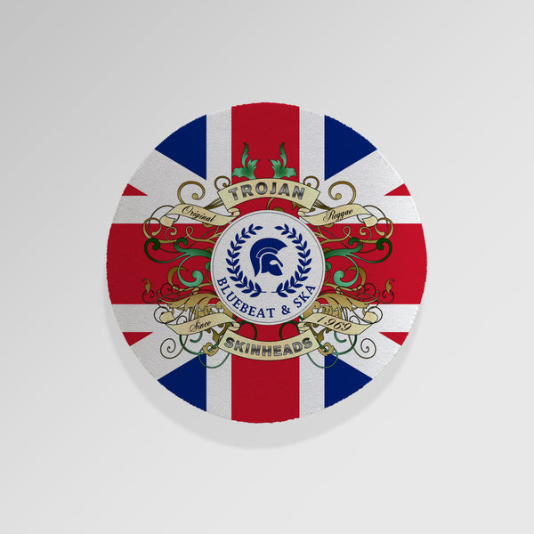 Trojan Skinheads - Union Jack - Drinks Coaster - Round or Square