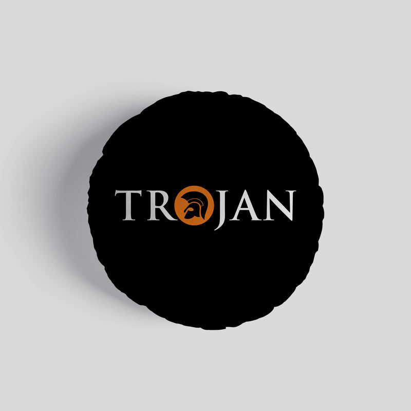Trojan 14" Round Throw Cushion