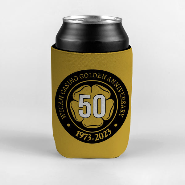 Wigan Casino - 50th Anniversary Badge - Drink Can Cooler