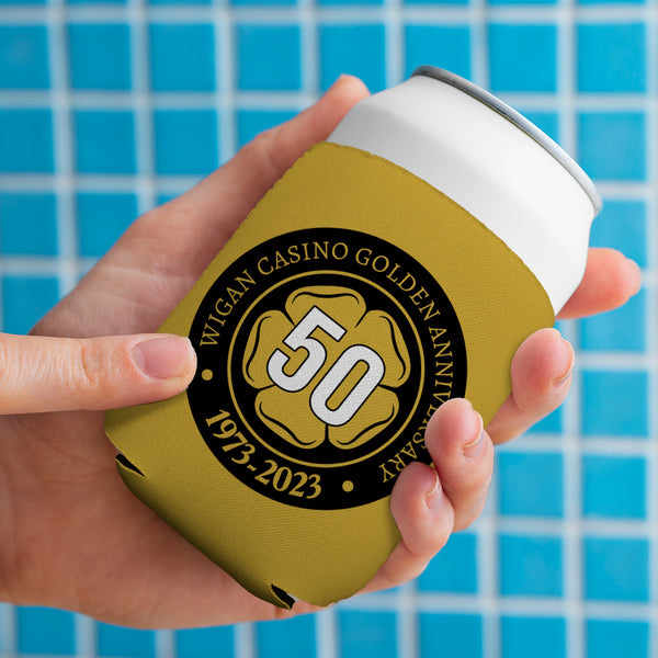 Wigan Casino - 50th Anniversary Badge - Drink Can Cooler