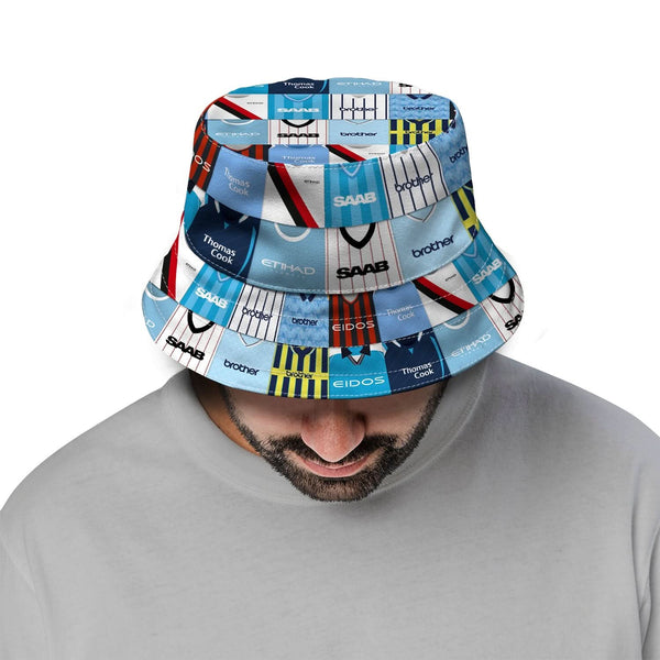 Manchester Blue Kit Montage - Bucket Hat