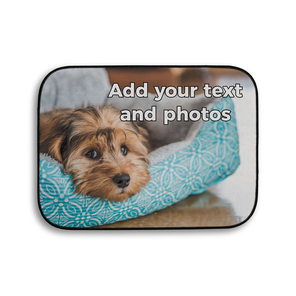 Create your own! Personalised Pet food Mat