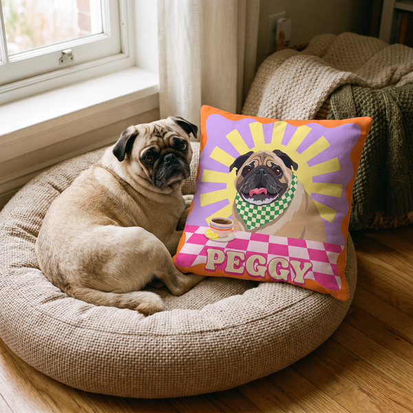Personalised Pet Portrait Cushions