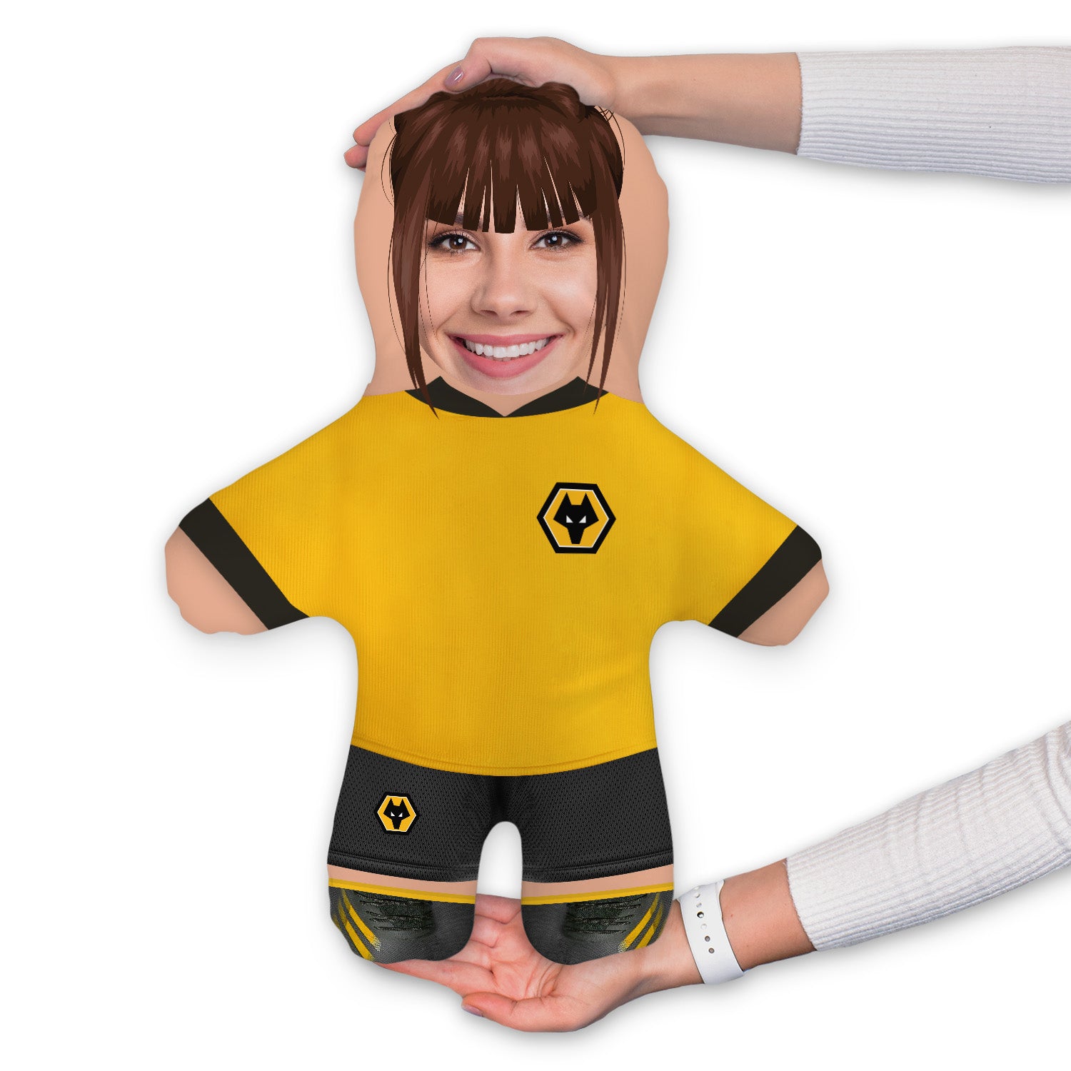 Wolverhampton Wanderers F.C. - Personalised Mini Me Doll - Officially Licensed Product