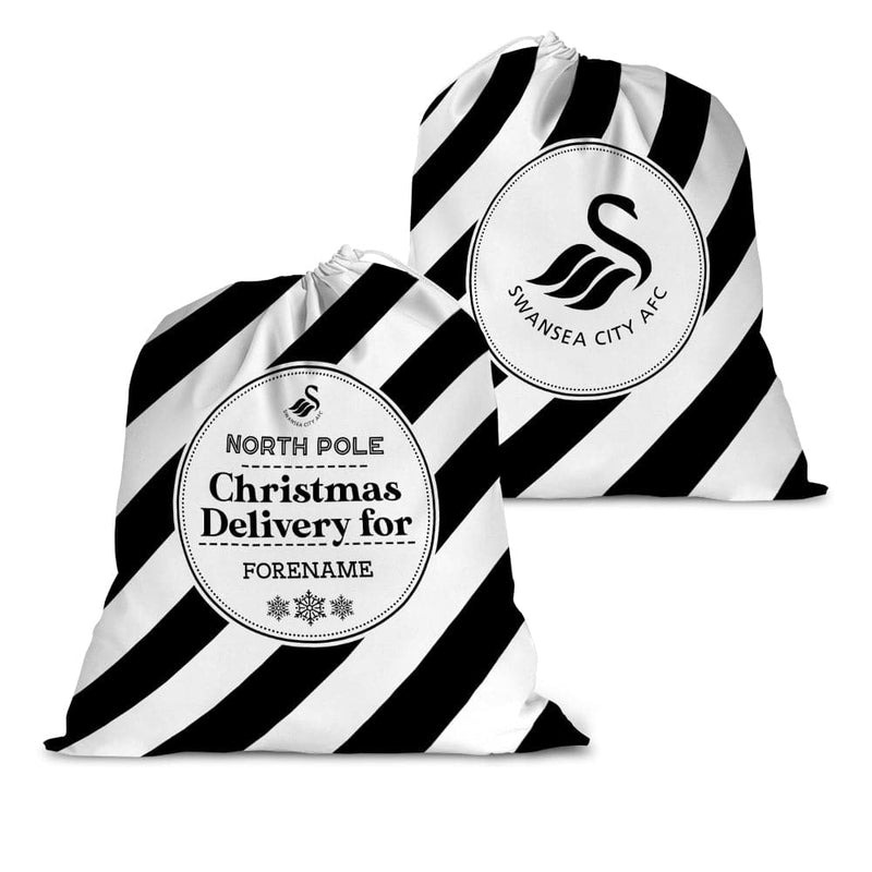 Swansea City AFC Christmas Delivery Personalised Santa Sack