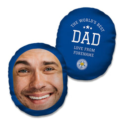 Personalised Leicester City FC World's Best Dad Mush Cush