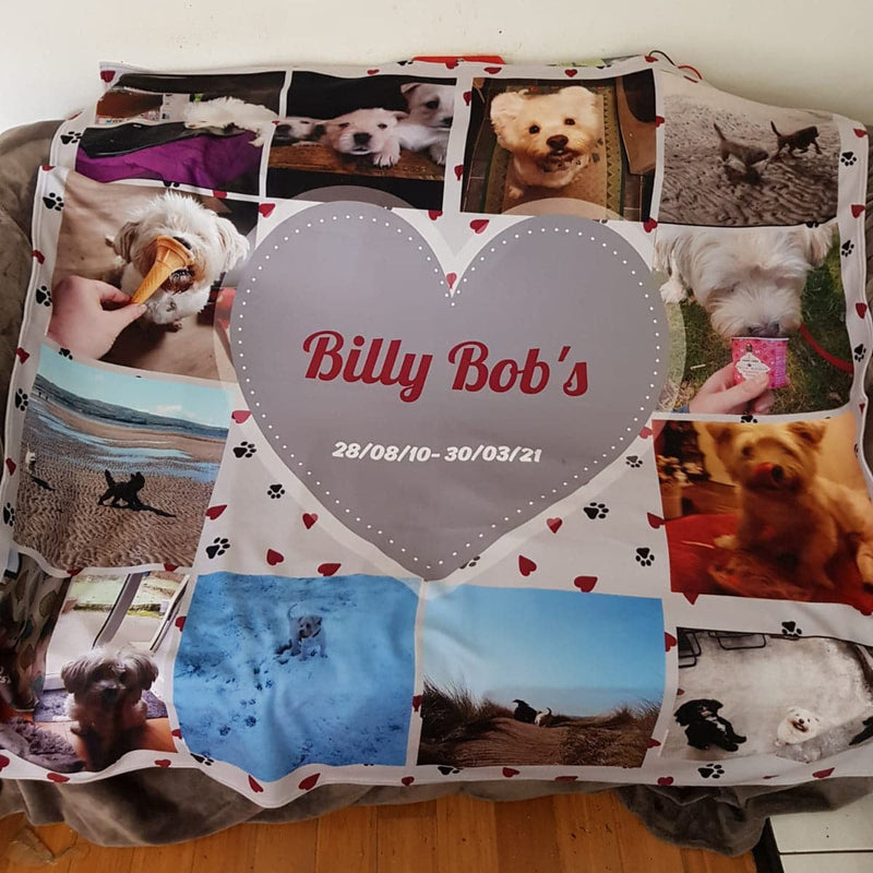 Create Your Own Photo Blanket - Personalised Text