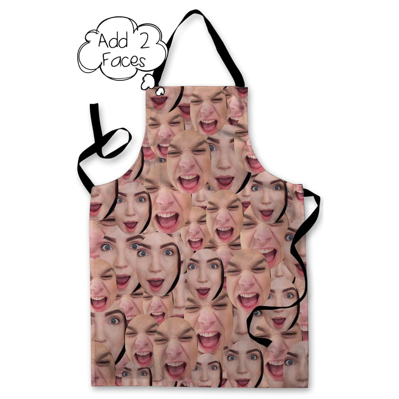 Your Face All Over - Add 2 Faces - Apron - Adults
