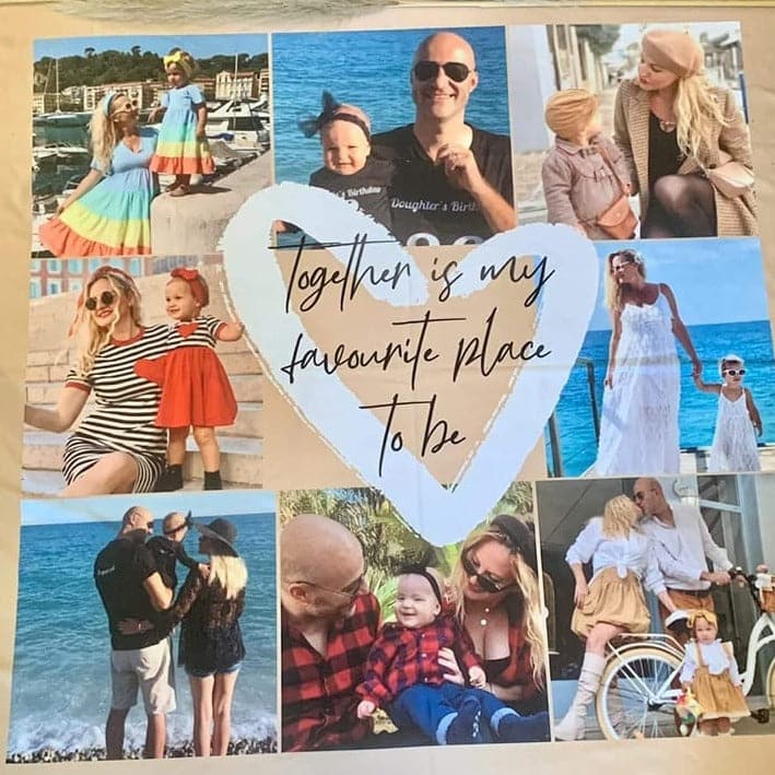 Together is My Favourite Photo Blanket - 8 Photo - Personalised Fleece