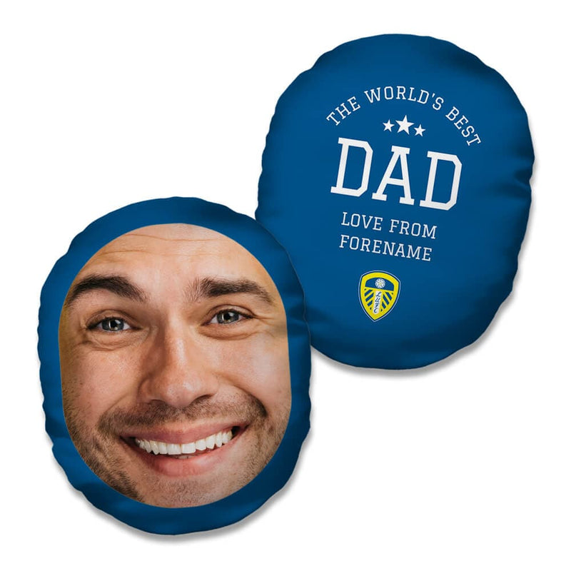 Personalised Leeds United FC World's Best Dad Mush Cush