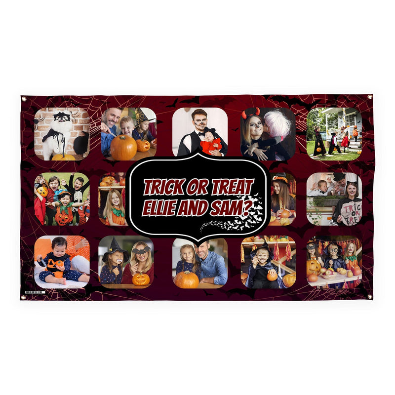 Photo Banner - Halloween Blood Bat - Edit text - 5FT X 3FT