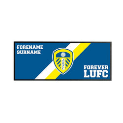 Leeds United FC Forever Personalised Regular Bar Runner