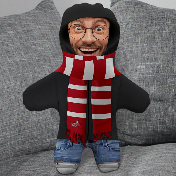 Leigh Centurions Hoodie Rugby Mini Me Photo Upload Cushion