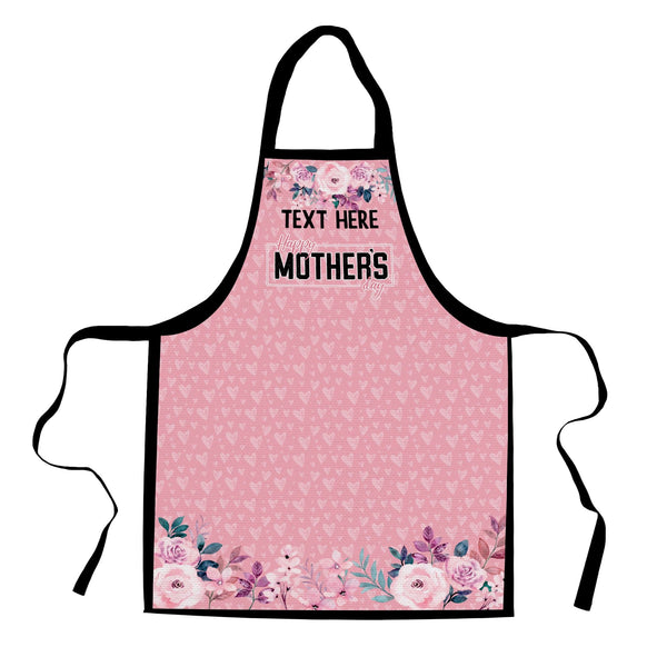 Mother's Day - Pink Hearts - Adults Apron