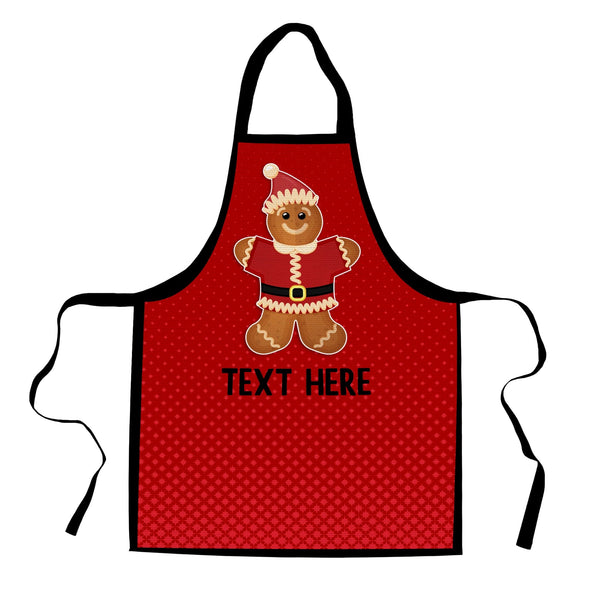 Gingerbread Man - Personalised Adults Apron