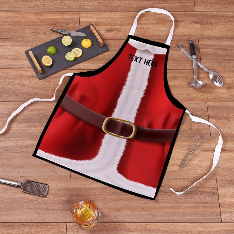Christmas Santa Suit - Personalised Adults Apron