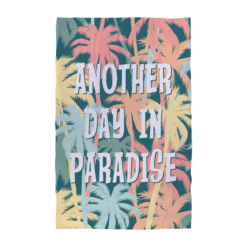 Personalised Beach Towel - Another Day in Paradise