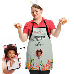 Mr or Mrs Practically Perfect - Personalised Adults Apron