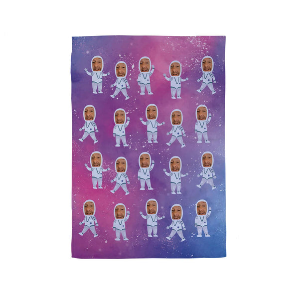 Astronaut - Add a Face - Tea Towel