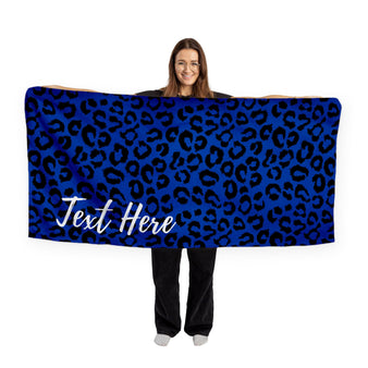 Personalised Beach Towel - Any Colour - Animal Print