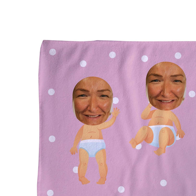 Funny Photo Gifts - Personalised Photo Face Beach Towel