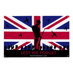 Remembrance Day - Solider March - Two Variants | Personalised Banner - 5ft x 3ft