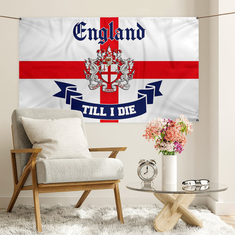 St George - England Till I Die - London City - 5 X 3 Banner