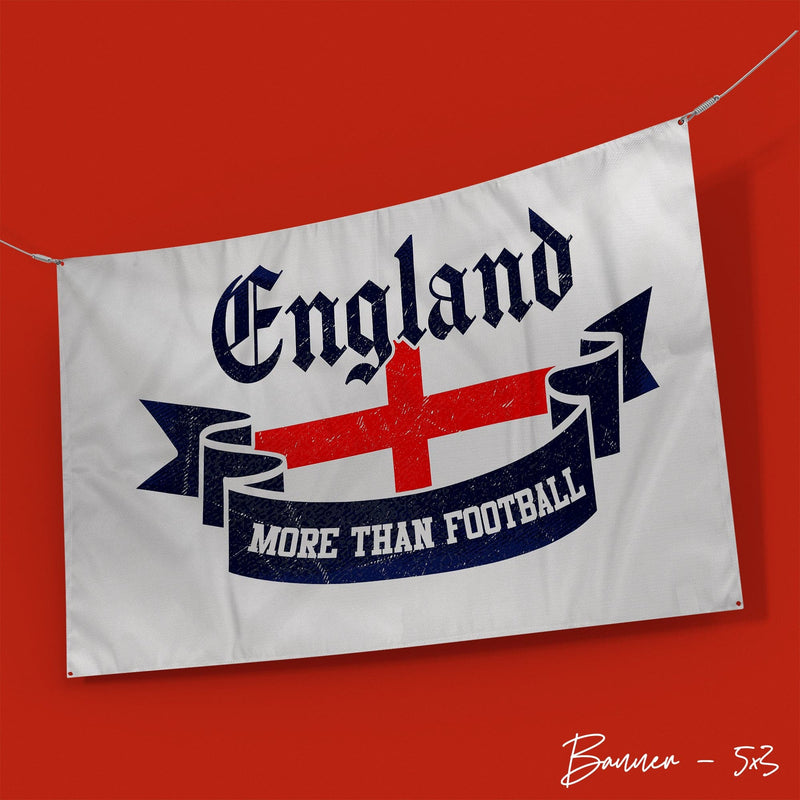 England - St George - More Than Football - 5 X 3 Banner