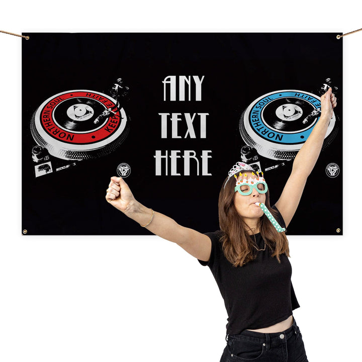 Northern Soul Decks Banner - Any Text Here - 5ft x 3ft