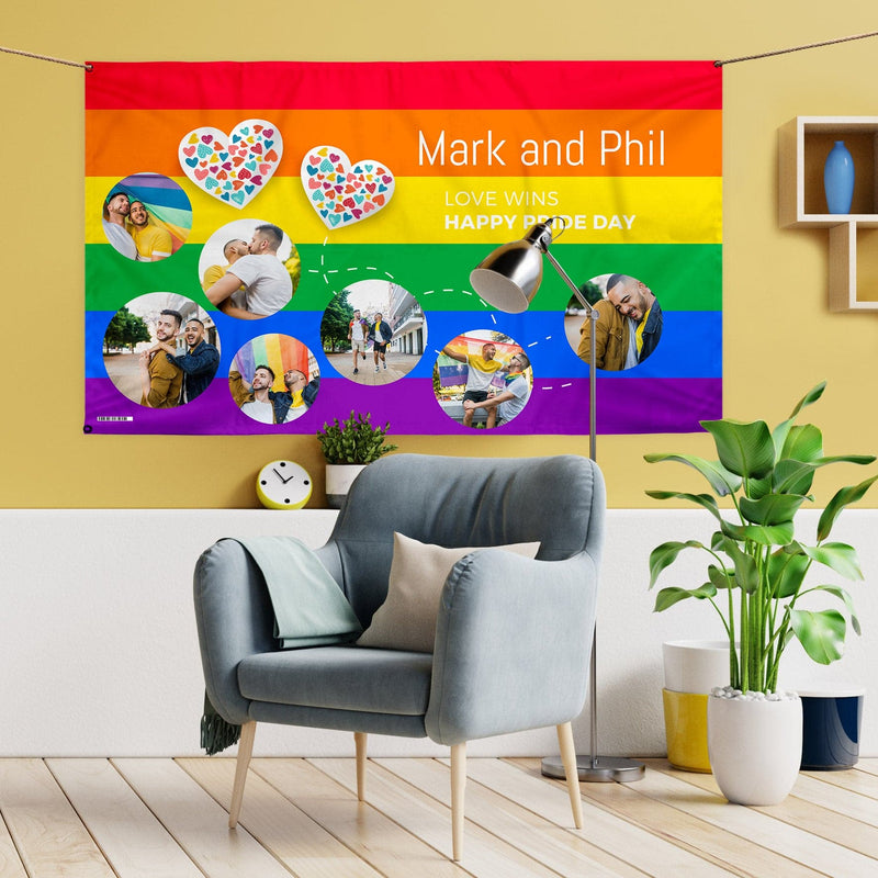Pride photo banner - Edit text - 5FT X 3FT