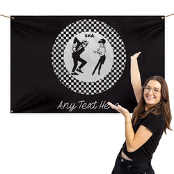 Ska Dancers Banner - Add Any Text - 5ft x 3ft