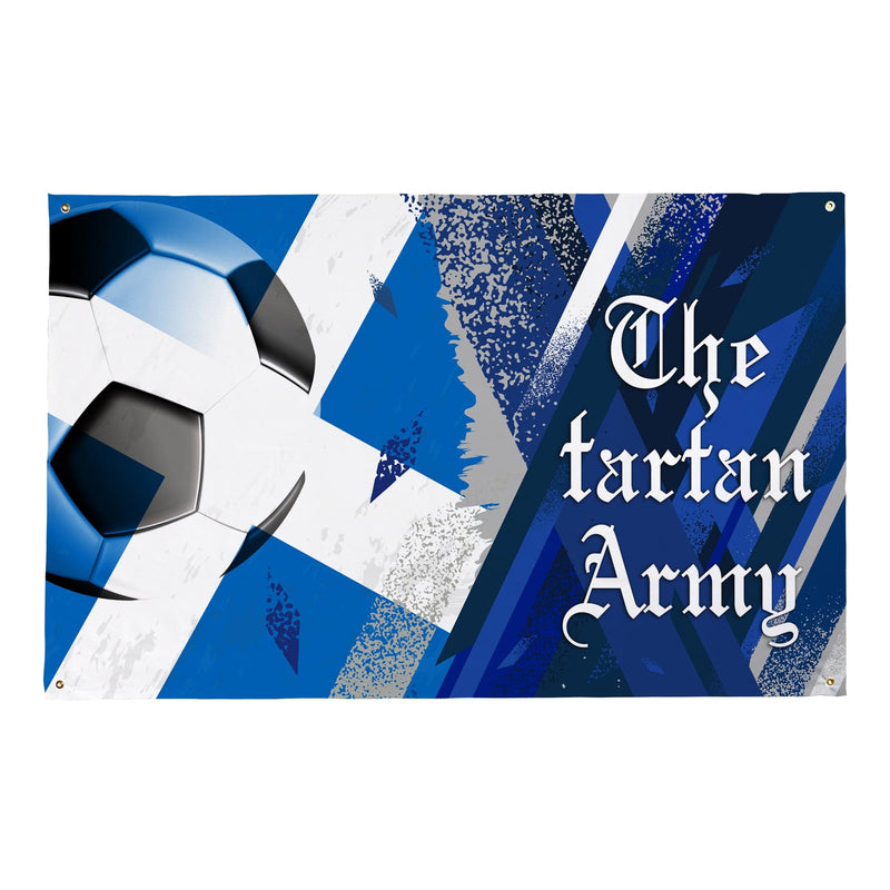 Tartan Army Paper Rip - Personalised Banner - 5ft x 3ft