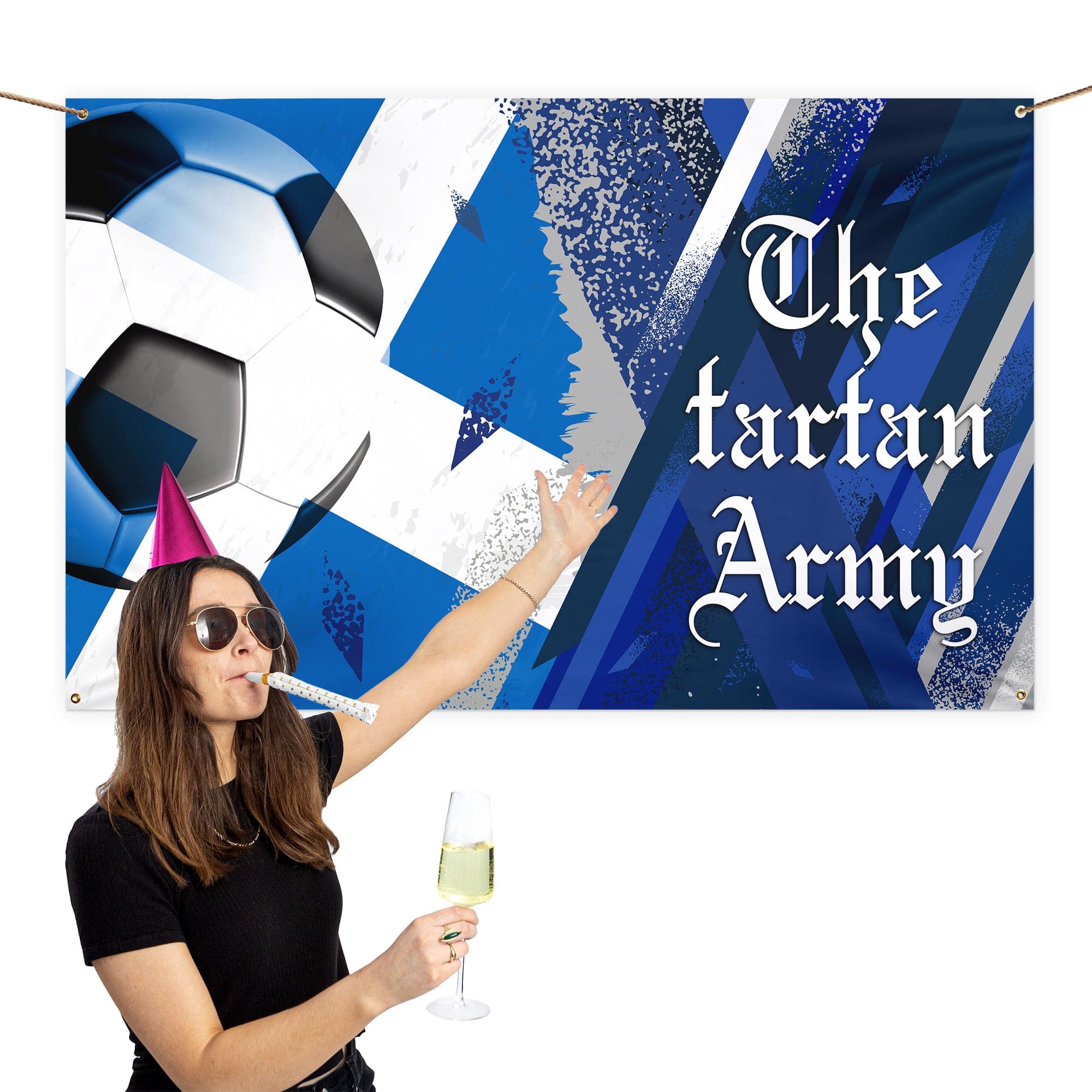 Tartan Army Paper Rip - Personalised Banner - 5ft x 3ft – https ...