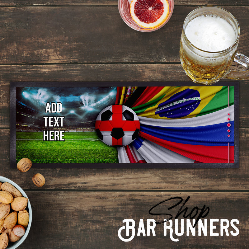 World Cup Flags - Personalised Bar Runner