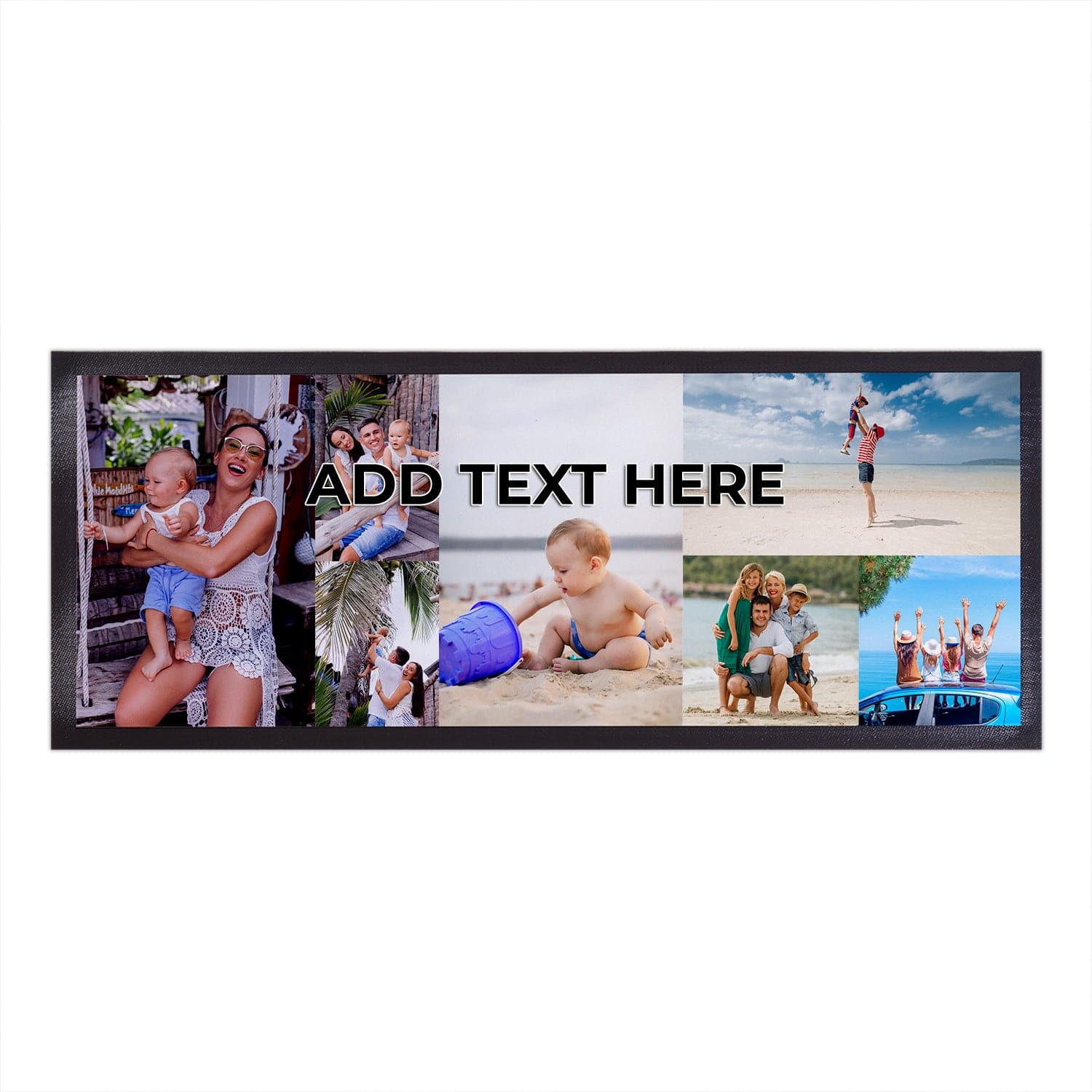 Collage - Personalised Text and Photo Bar Runner