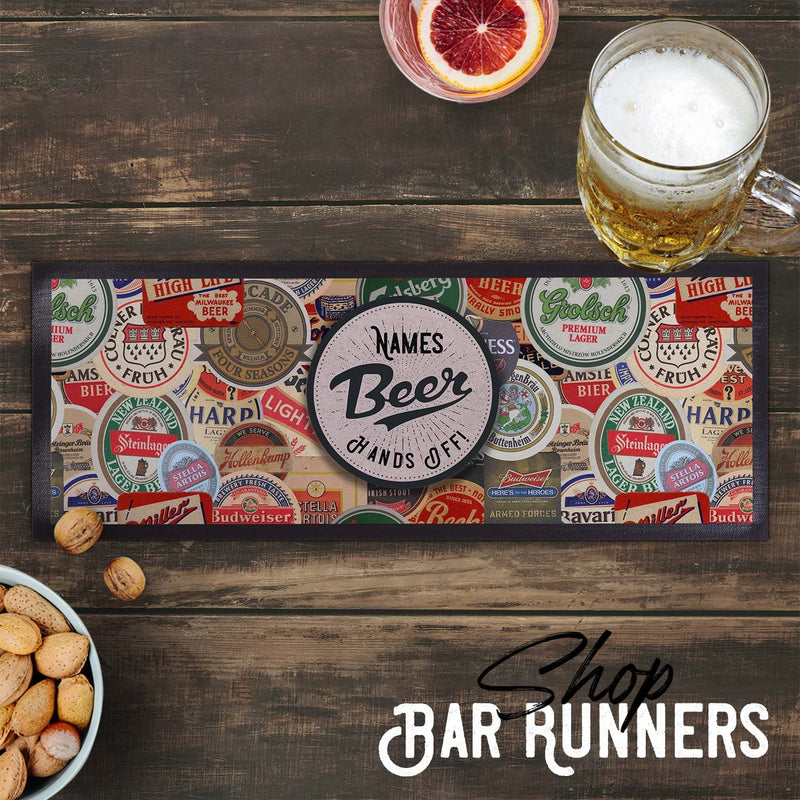 Beer Mat - Personalised Bar Runner