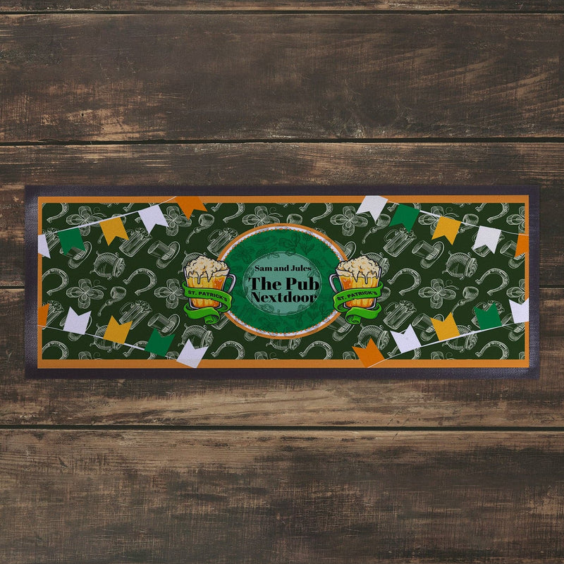 Personalised Bar Runner 3 - St Patrick's Day